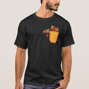 Roter Panda in der Tasche  Rote Pandas Tier  Grafi T-Shirt