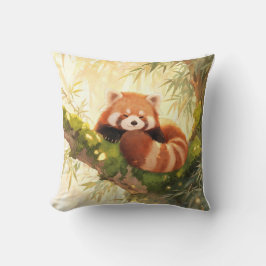 Roter Panda Kissen