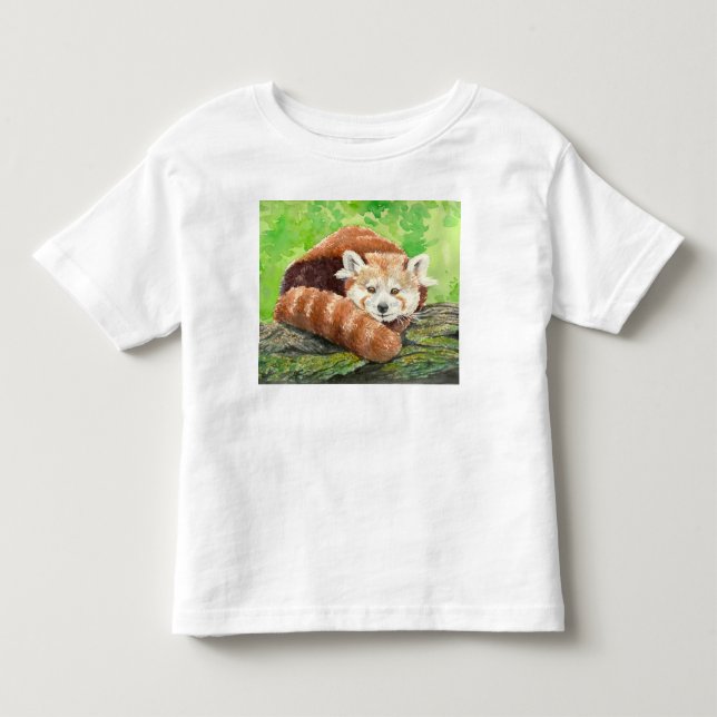 Roter Panda Kleinkind T-shirt (Vorderseite)