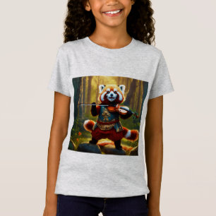 Roter Panda-Krieger – Heroische digitale Malerei m T-Shirt