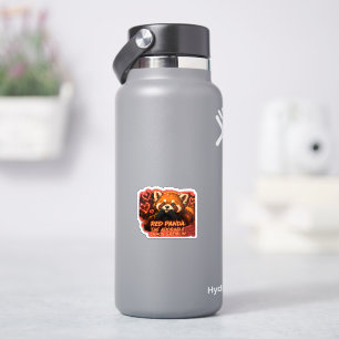 Roter Panda „Liebenswerter Chaos-Gremlin“ Aufkleber