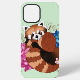 Roter Panda Lotusblumen Henna iPhone 12 Pro Max Hülle