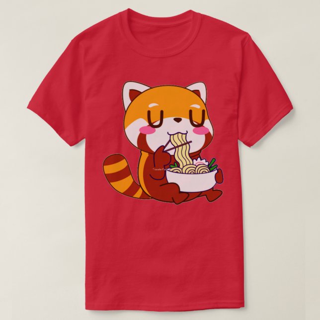 roter Panda niedlich 2 T-Shirt (Design vorne)