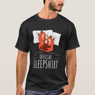 Roter Panda Offizieller Schlaf T-Shirt