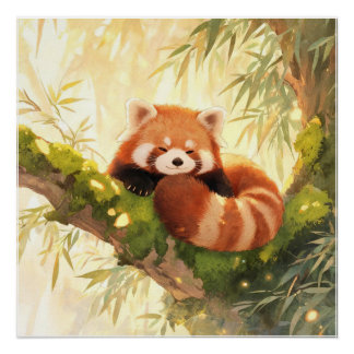 Roter Panda Poster