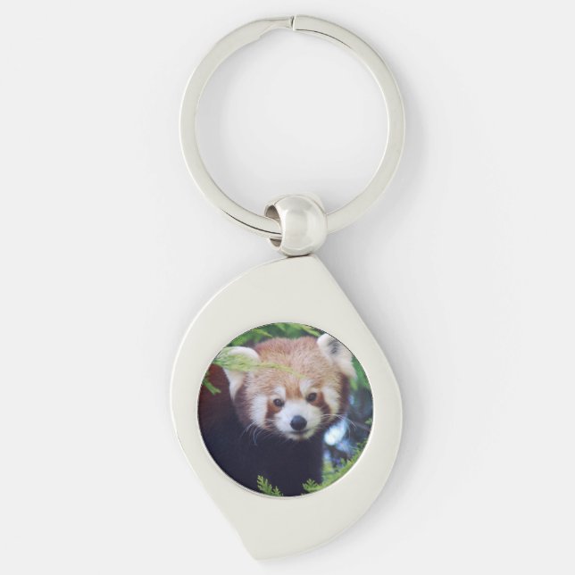 Roter Panda Schlüsselanhänger (Vorderseite)