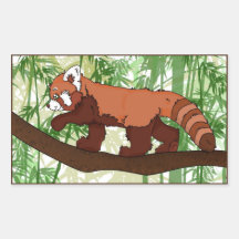 Roter Panda-Sticker