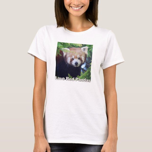 Roter Panda T-Shirt (Vorderseite)