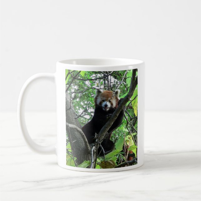 Roter Panda-Tasse Kaffeetasse (Links)