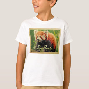 Roter Panda - wild lebende Tiere des Himalajas T-Shirt
