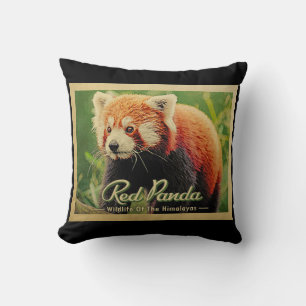 Roter Panda - Wildtiere des Himalaja Kissen