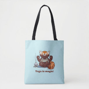 Roter Panda Yoga ist Magie! Tier-Meditations-Kunst Tasche
