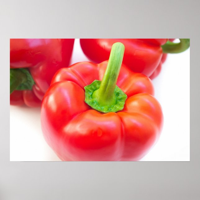 Roter Paprika Poster (Vorne)