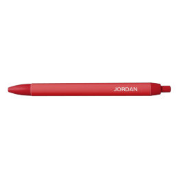 Roter Pen Monogramm Kugelschreiber