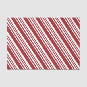 Roter Peppermint Streifen Seidenpapier