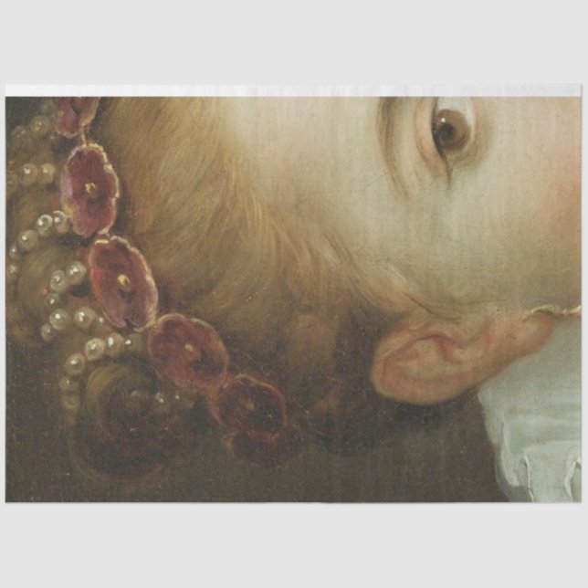 Roter Petal Seidenpapier (Vorderseite)