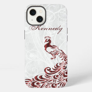 Roter Pfau Personalisiertes Case-Mate iPhone Case Hülle