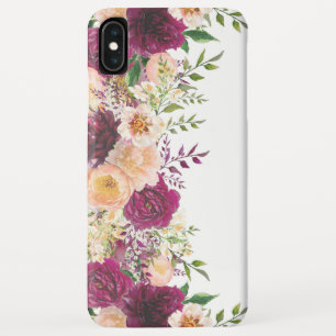 Roter Pfirsichpfirsichrosa Blume Blütenblättrig Case-Mate iPhone Hülle