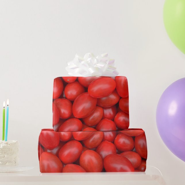 Roter Pflaumen Tomaten Italienischer Koch Sauce Geschenkpapier (Partygeschenke)