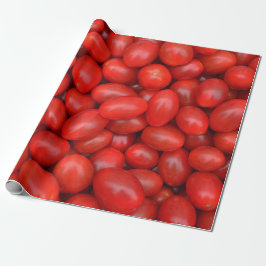 Roter Pflaumen Tomaten Italienischer Koch Sauce Geschenkpapier