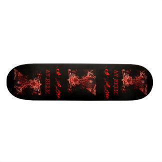 Roter Phönix-Skateboard-Code Skateboard