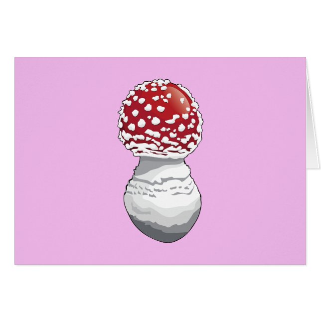 Roter Pilz, Gepunkteter Pilz, Toadhocker (Vorderseite (Horizontal))