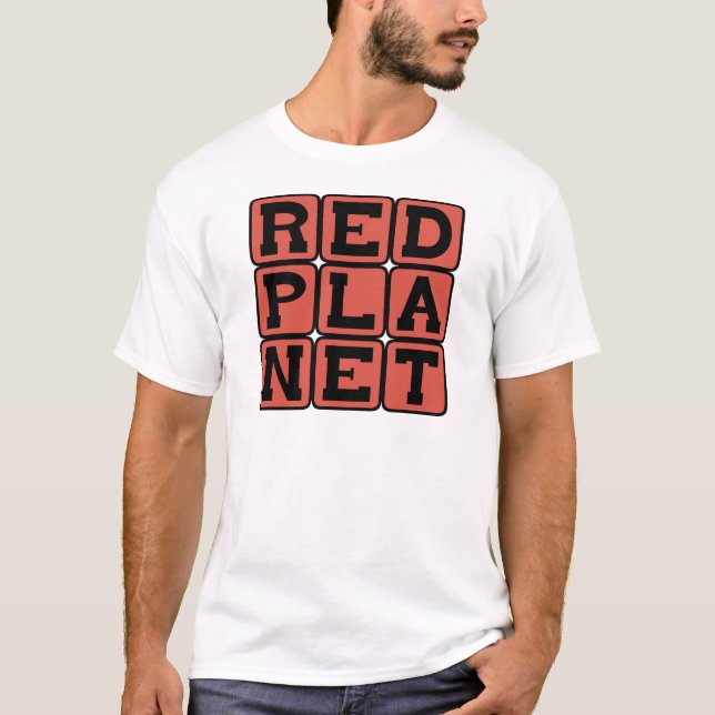 Roter Planet, Mars T-Shirt (Vorderseite)