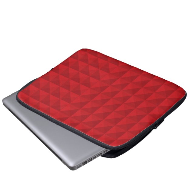 Roter Platz Laptopschutzhülle (Vorne Knopf)