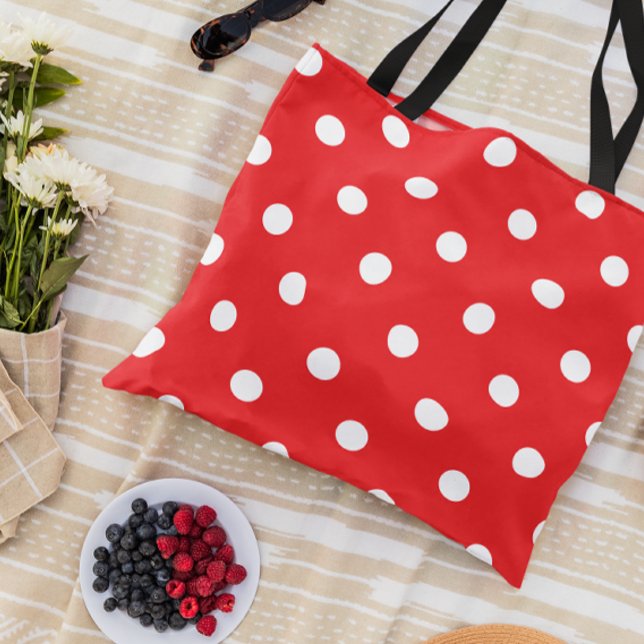 Roter Polka-Hund Tasche (Von Creator hochgeladen)