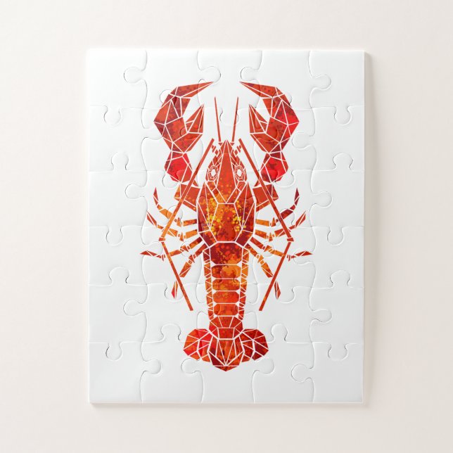 Roter polygonal Hummer (Vertikal)