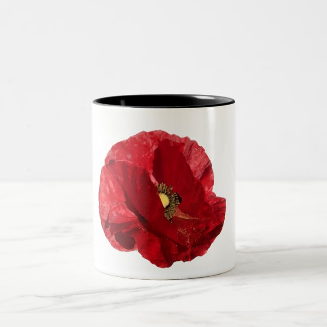Roter Popoy Zweifarbige Tasse (Mittel)
