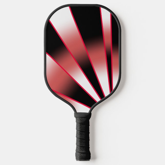 Roter Power Sichtsichtlicher Farbton Zeichnend Pickleball Schläger (Vorderseite)
