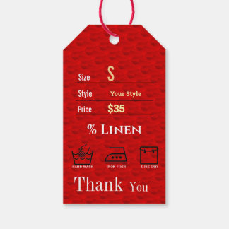 Roter Preis Geschenkanhänger