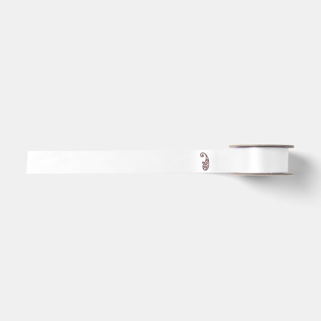 Roter Punkt Satinband (Vorderseite)