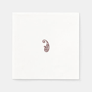 Roter Punkt Serviette