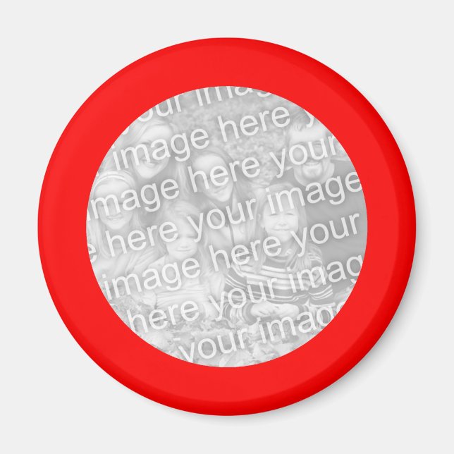 Roter Rahmen Magnet (Vorne)