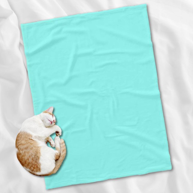 Roter Riesengebirge Fleecedecke (Girly chic turquoise aqua Robins Egg Blue Fleece Blanket)