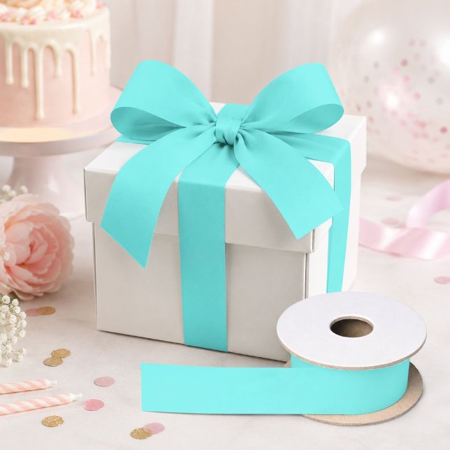 Roter Riesengebirge Satinband (Girly chic turquoise aqua Robins Egg Blue Satin Ribbon)