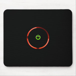 Roter Ring der Todesmausunterlage Mousepad