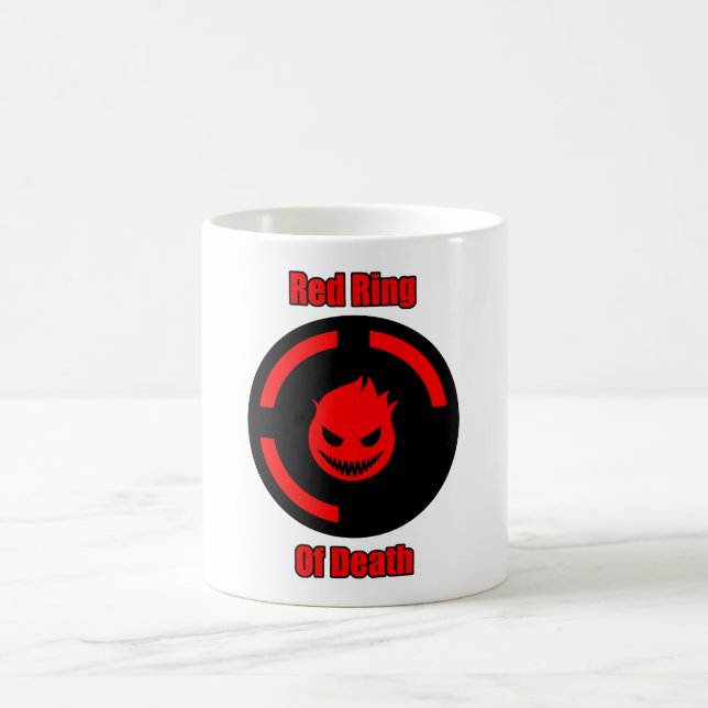 Roter Ring des Todes Kaffeetasse (Mittel)