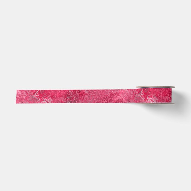Roter rosa Band Grossgrain Satin etc. Satinband (Vorderseite)