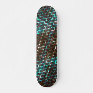 Roter Rost, Kratzer, kleiner Stein oder Gitter Skateboard