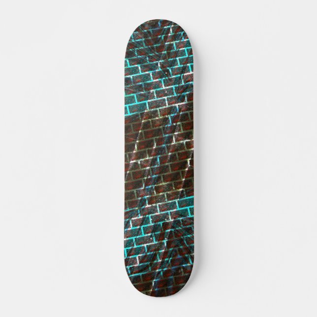 Roter Rost, Kratzer, kleiner Stein oder Gitter Skateboard (Vorne)