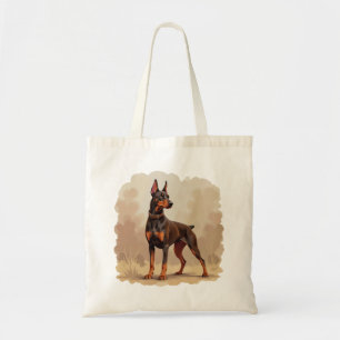 Roter Rostbrauner Dobermann Pinscher Hund Tragetasche