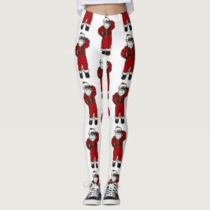 Roter Samt Leggings