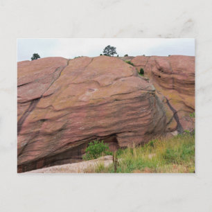 Roter Sandstein Monolith Postkarte