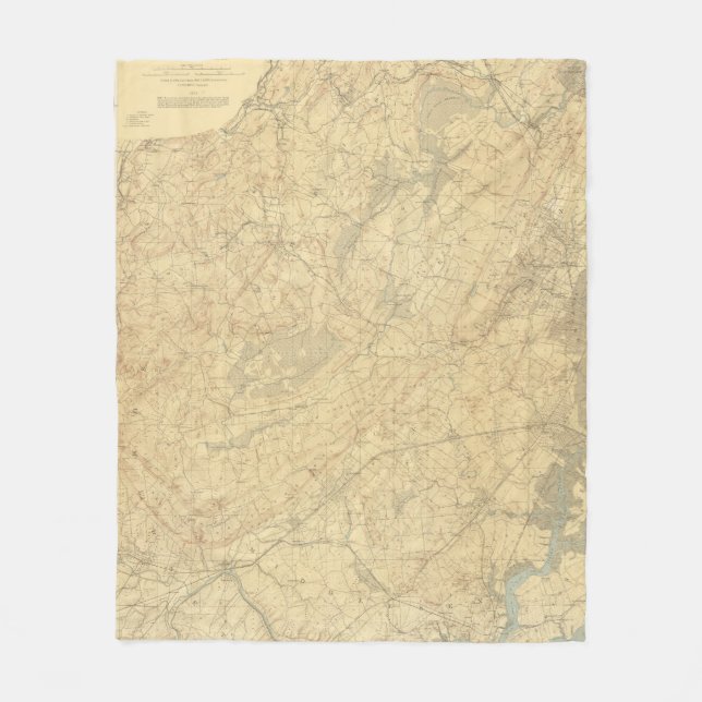 Roter Sandstein, New-Jersey 2 Fleecedecke (Vorderseite)