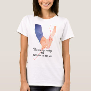 Roter Schicksalsgedanke - Seelenverwandte Liebe T-Shirt