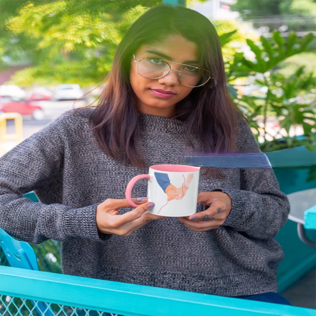 Roter Schicksalsgedanke - Seelenverwandte Liebe Tasse (Von Creator hochgeladen)