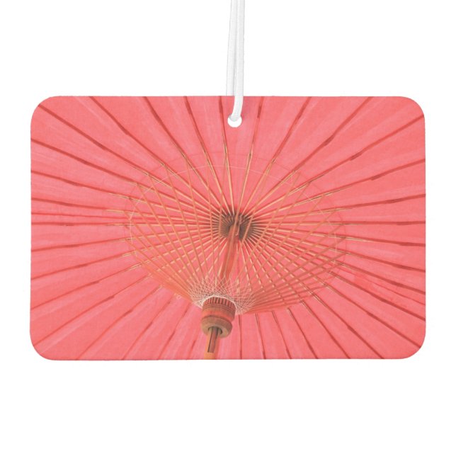 Roter Schirm Autolufterfrischer (Rückseite)